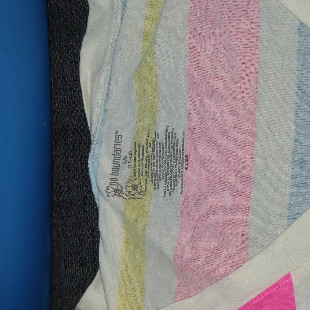 No Boundaries Pastel Striped Tee